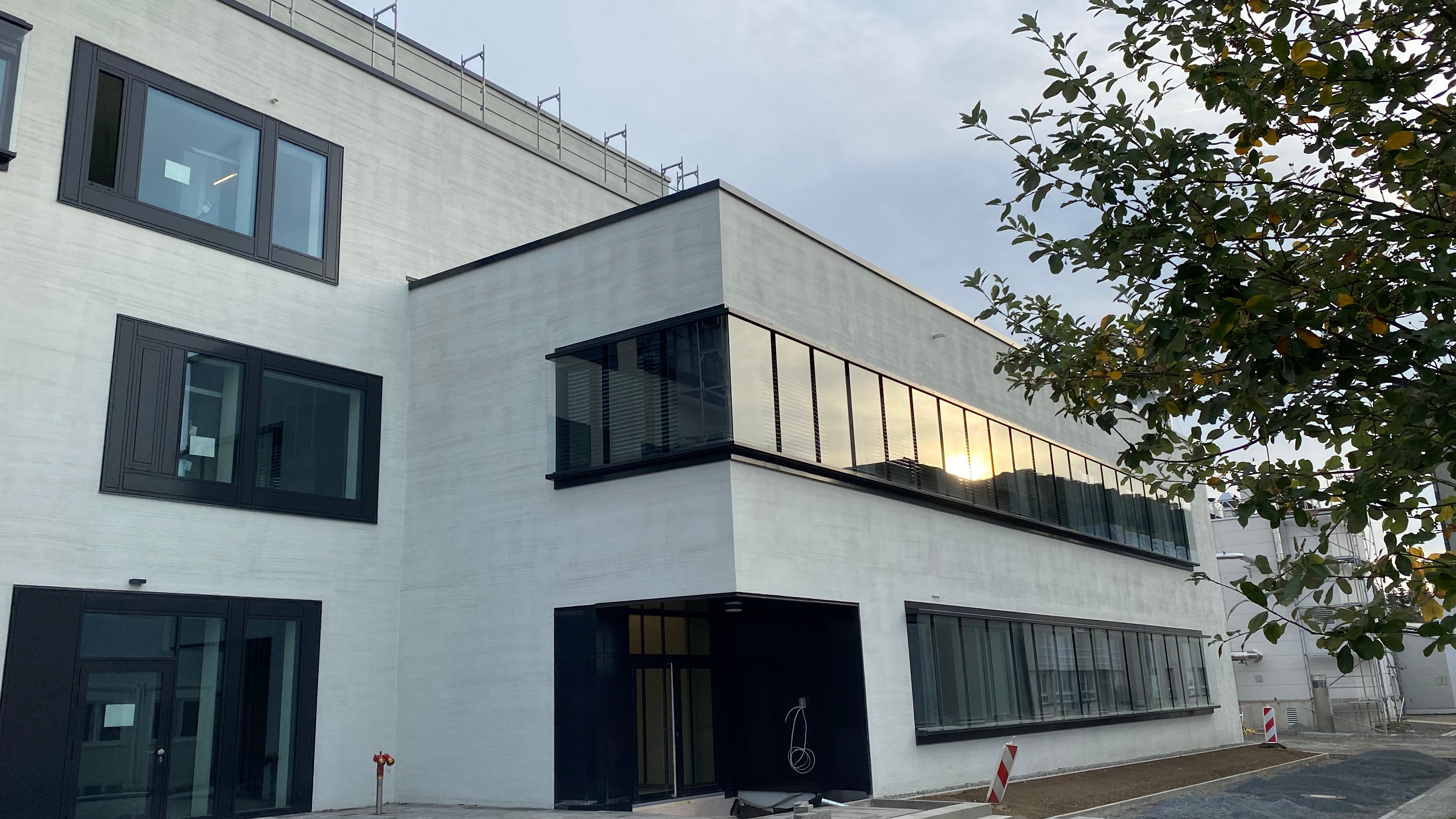 Laborneubau Seitenansicht