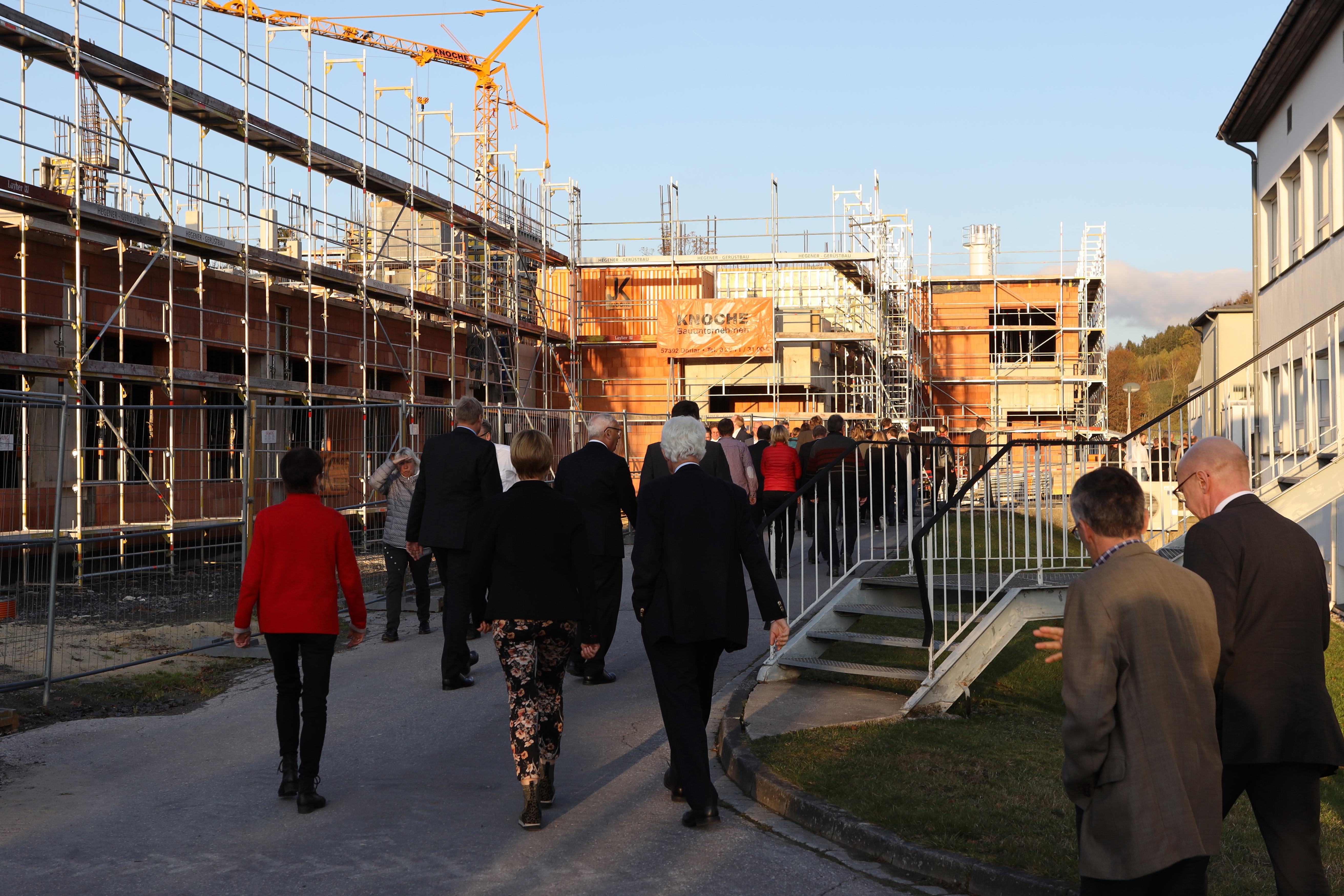 Viewing of the new lab building